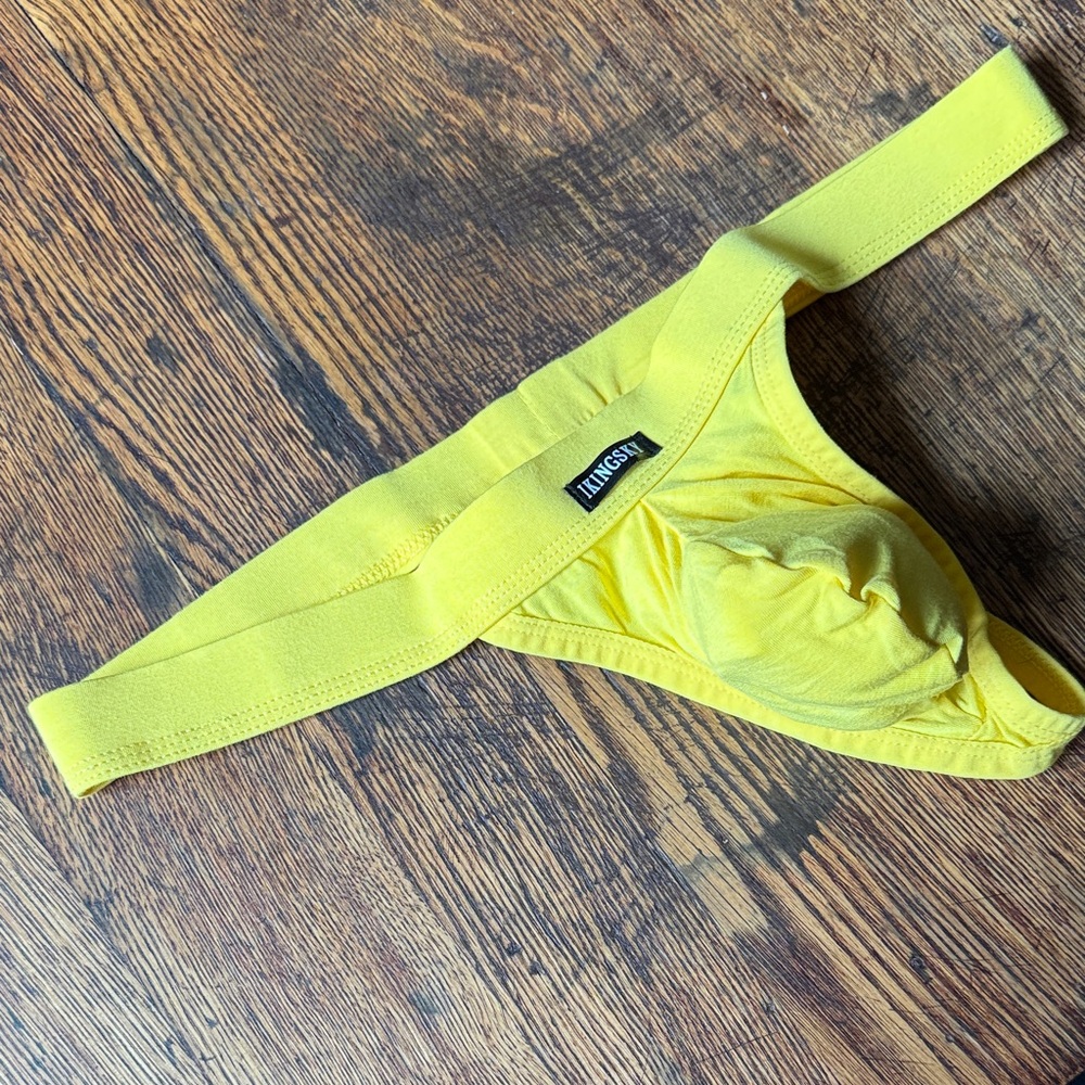Vibrant Yellow Thong